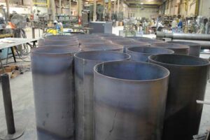 Rolled Steel Rings for Concrete Column Guards
